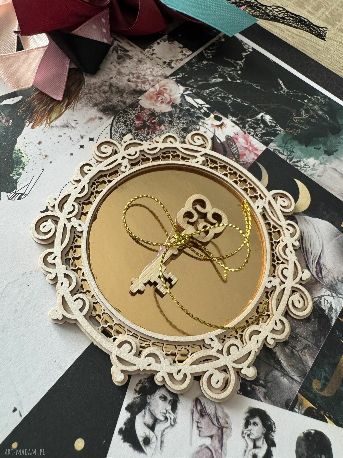 Album wróżki - ręcznie robiony scrapbook na wieczór panieński i urodziny (25x25 cm)