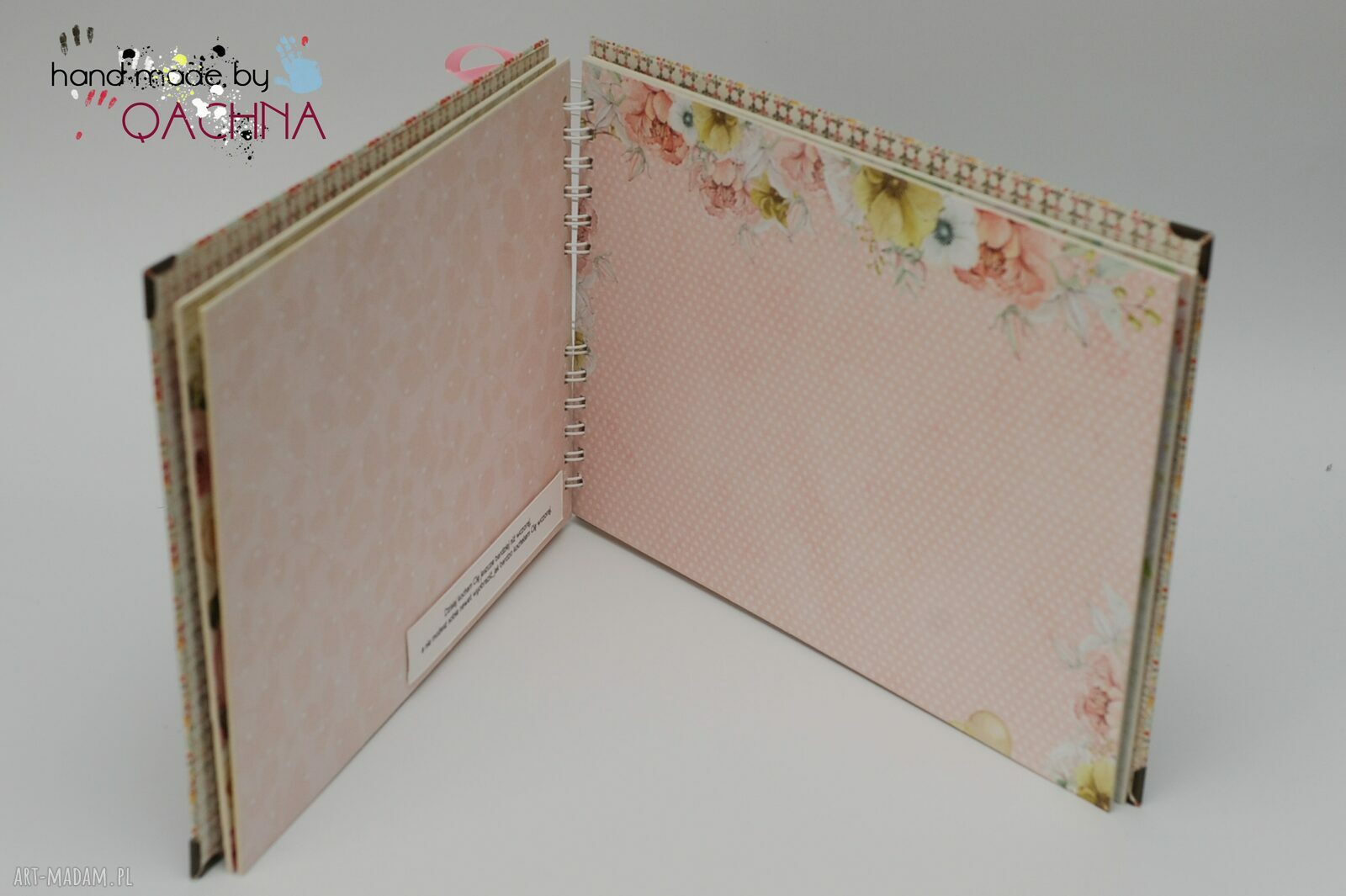 Album z kartką na rocznicę ślubu - personalizowany scrapbooking