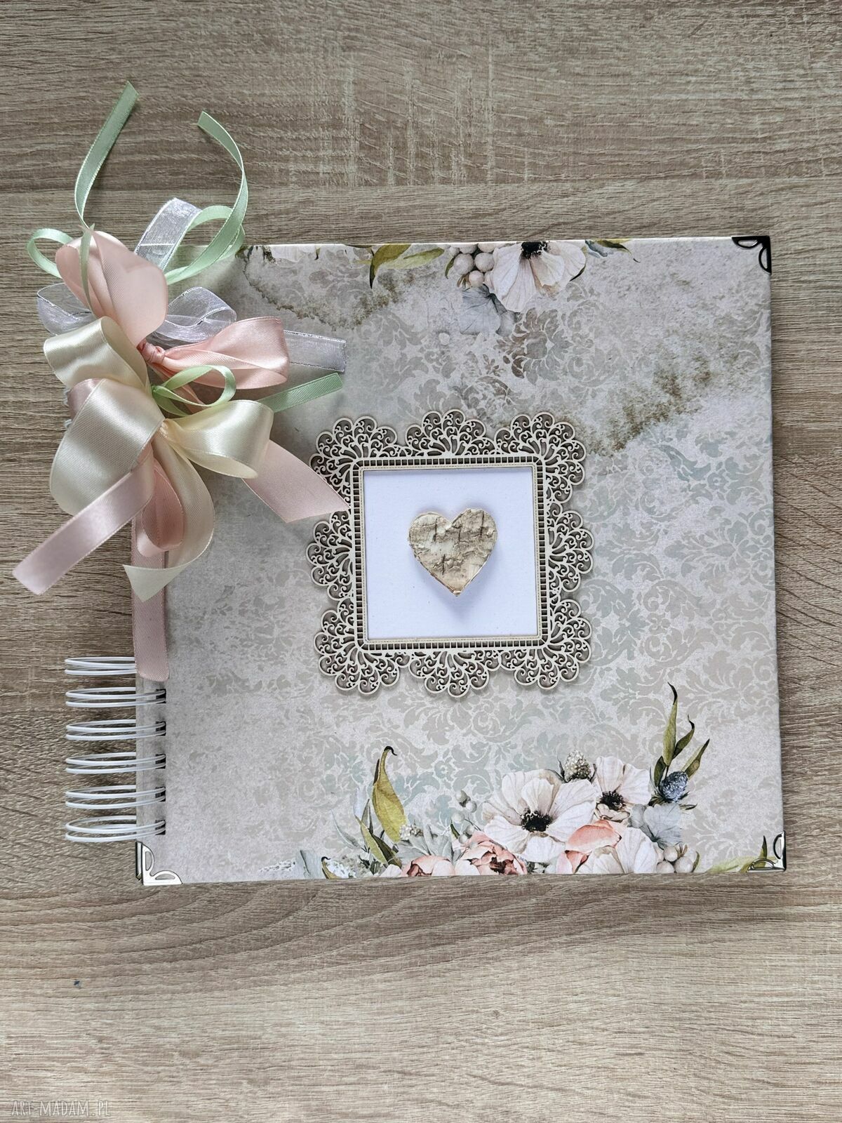 Album sercem prezent wesele ślub gratulacje życzenia piękny