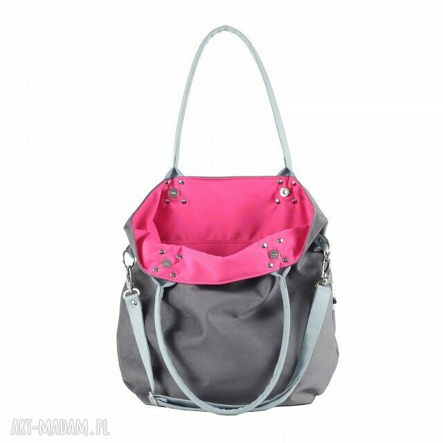 Torba Szara Light Blue Hand Made