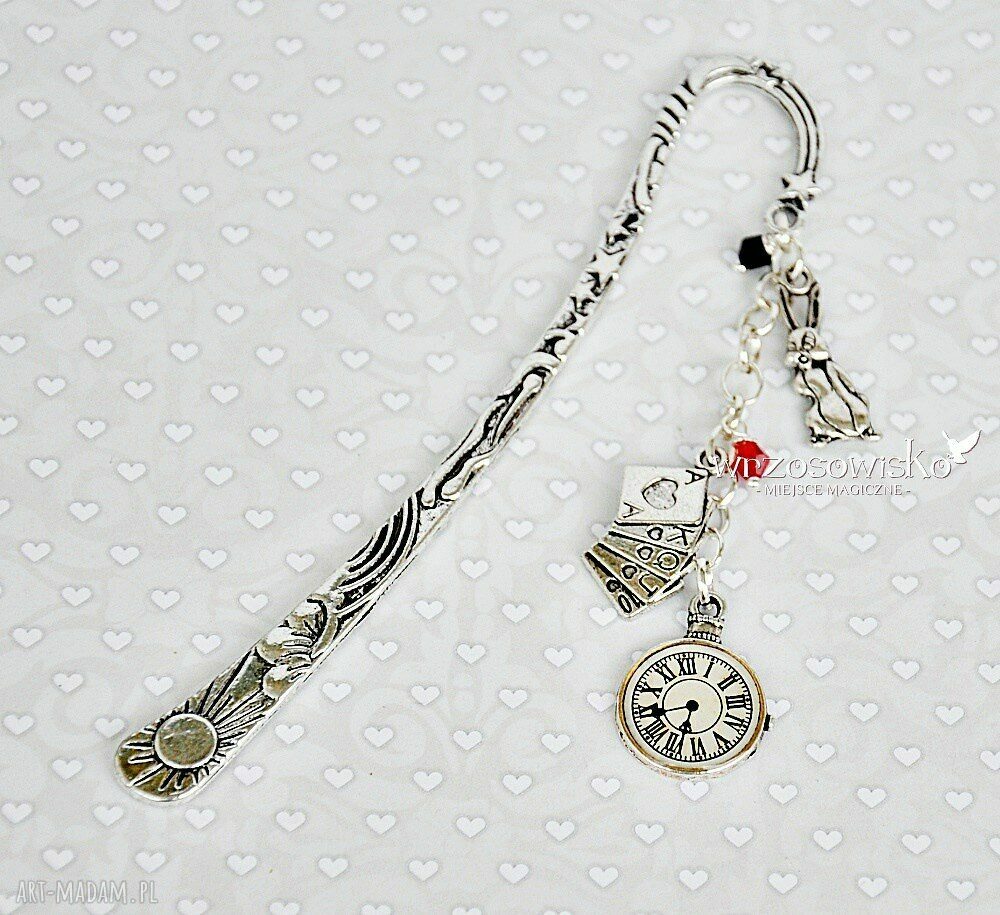 Alicja w Krainie Czarów zakładka hand made