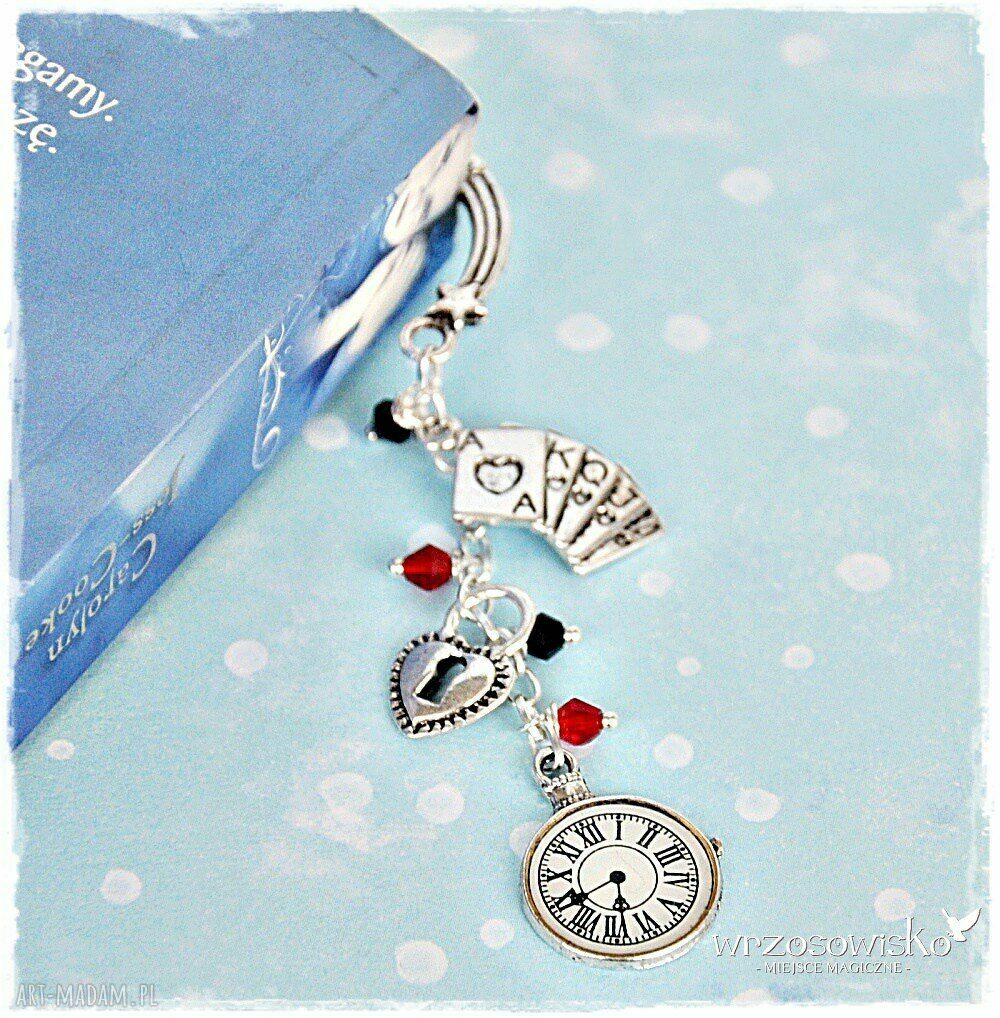 Alicja krainie czarów zakładka kraina zegar prezent magiczna