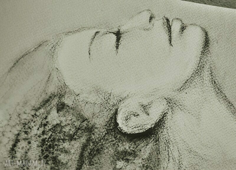 Aliyah 2, portret kobiety, plakat ok 40/60 cm