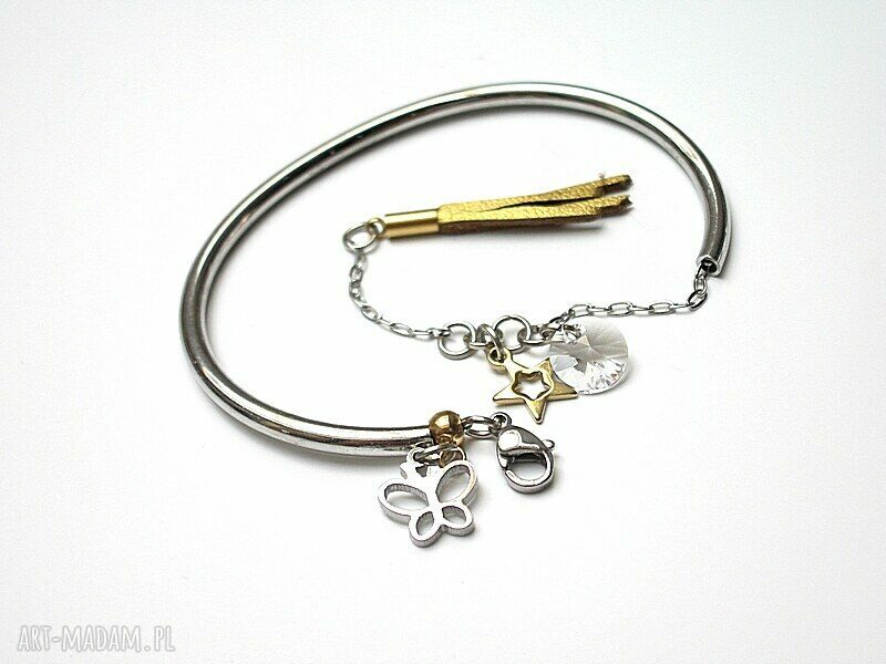 Bransoletka z łańcuszkiem ze stali szlachetnej Alloy's Collection