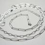 eleganckie naszyjniki stal szlachetna alloys collection chain silver vol