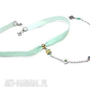 alloys collection -choker - mint