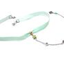 handmade naszyjniki alloys collection choker mint