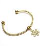 handmade bransoletki alloys collection flower gold