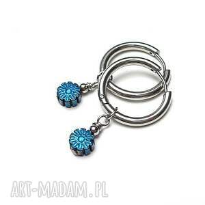 alloys collection hematite flower vol 4 kolczyki