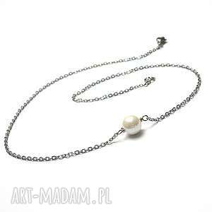 alloys collection - one pearl white -naszyjnik