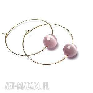 alloys collection one stone kocie oko pink ki ka pracownia