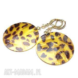 alloys collection -panterka yellow -kolczyki