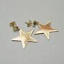 handmade alloys collection /star gold/ kolczyki