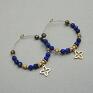 handmade kolczyki alloys collection wianki (lapis lazuli)