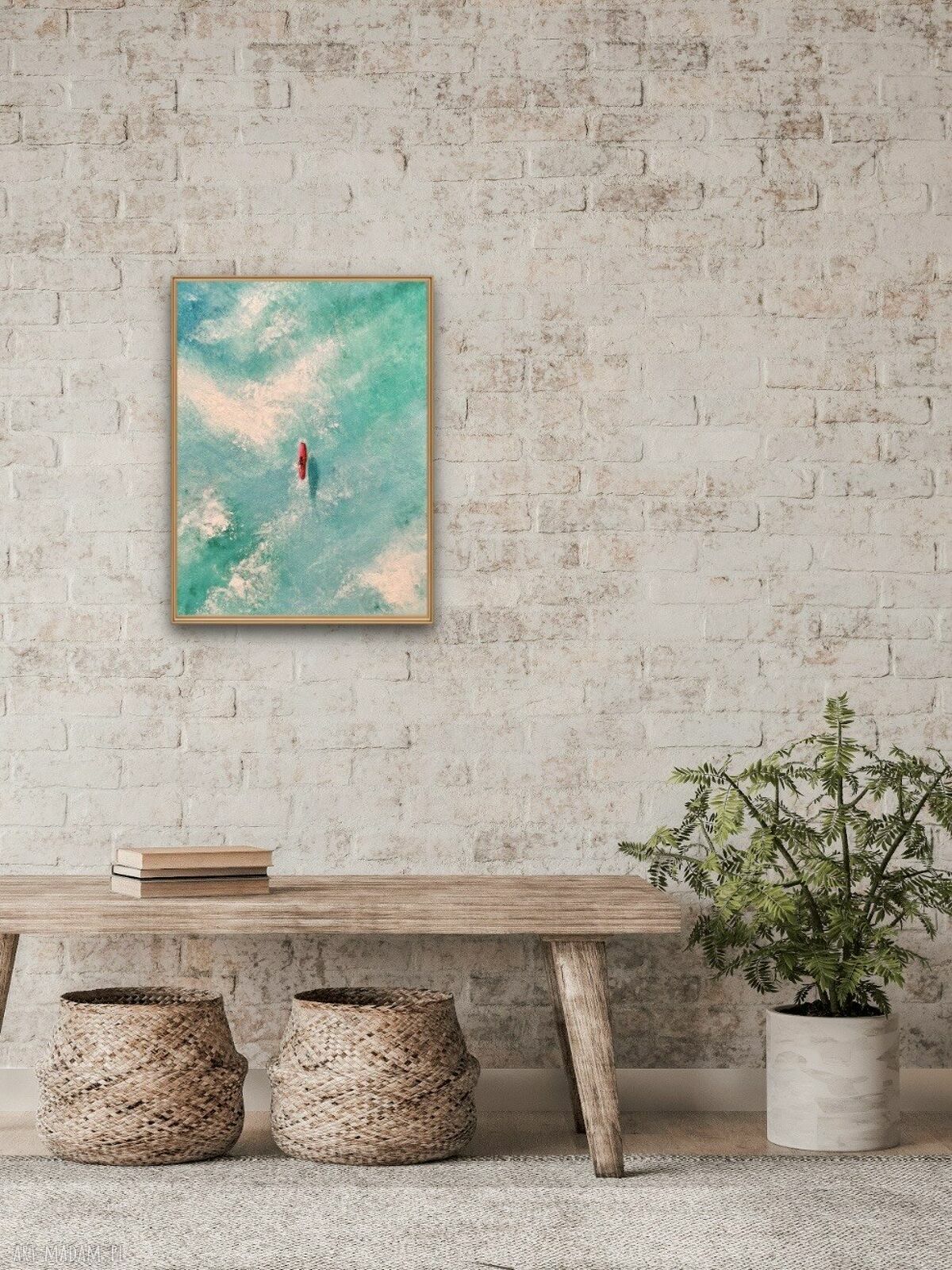 Aloha - akrylowy obraz oceanu na płótnie 40 x 30 cm