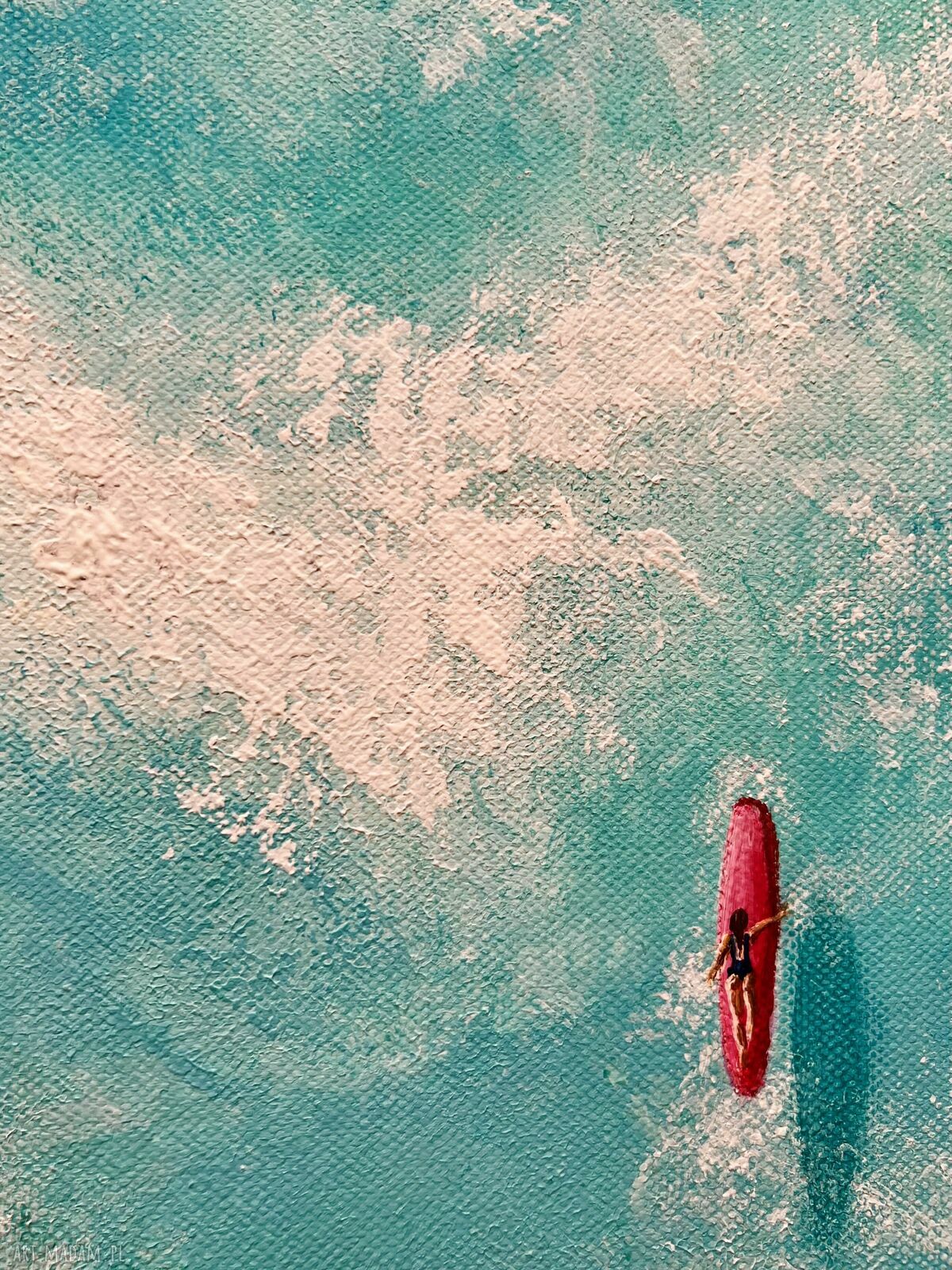 Aloha - akrylowy obraz oceanu na płótnie 40 x 30 cm