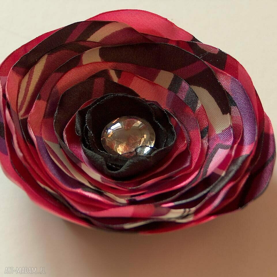 Amaretto - samantha broszka, kwiat, róża