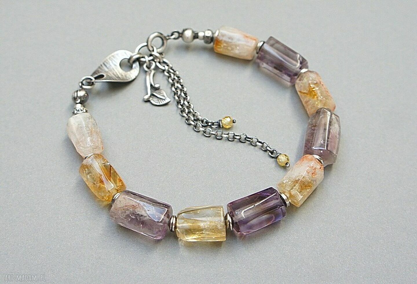 bransoletki: Ametrine vol. 5 bransoletka Handmade