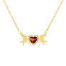 hand made naszyjniki celebrate cupid with heart necklace g