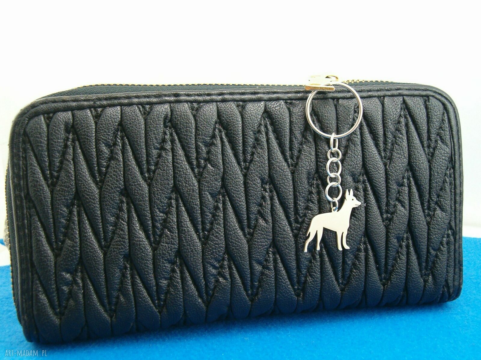 Toy Terrier angielski - brelok z psem ze srebra 925 (nr 83)