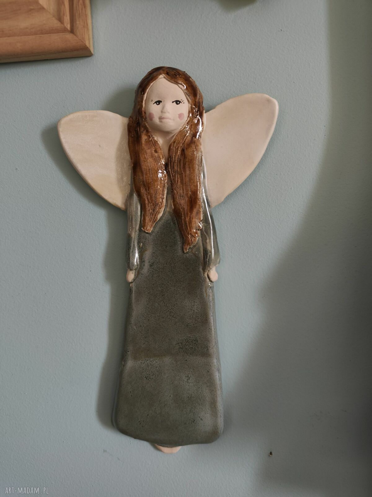 Anioł ceramiczny na Boże Narodzenie - 27 cm