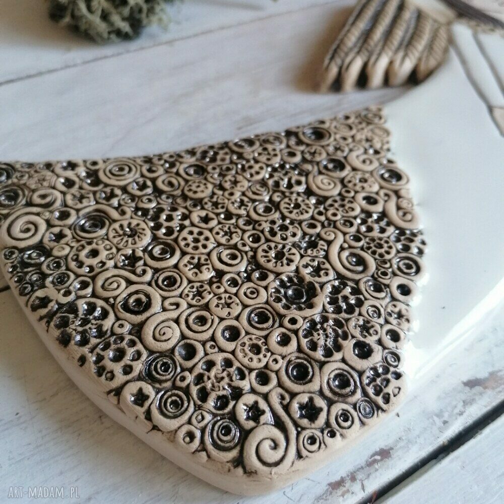 Anioł ceramiczny Skarda