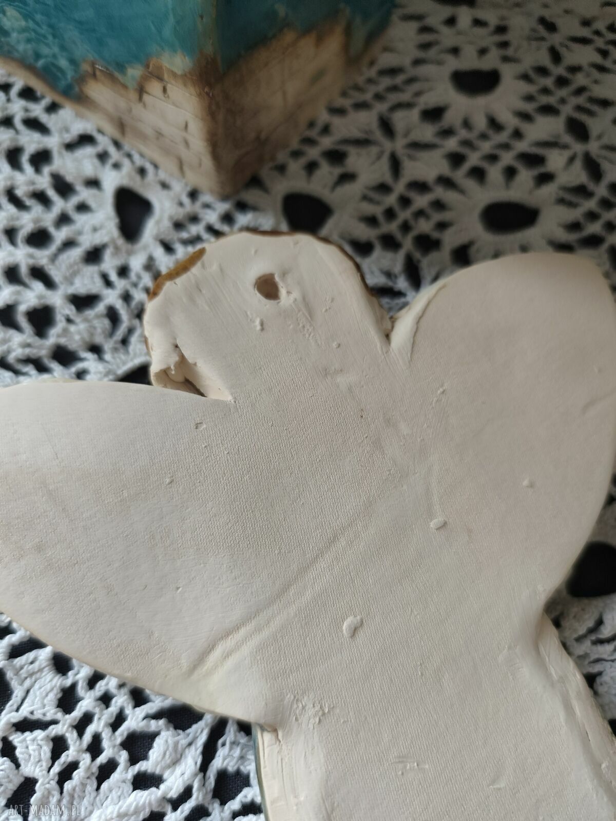 Anioł ceramiczny na Boże Narodzenie - 27 cm