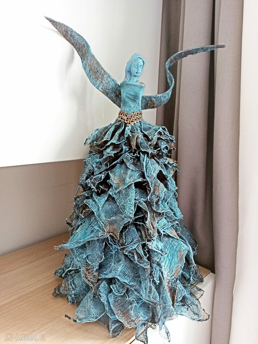 Anioł Dostatku - unikatowy talizman handmade na prezent