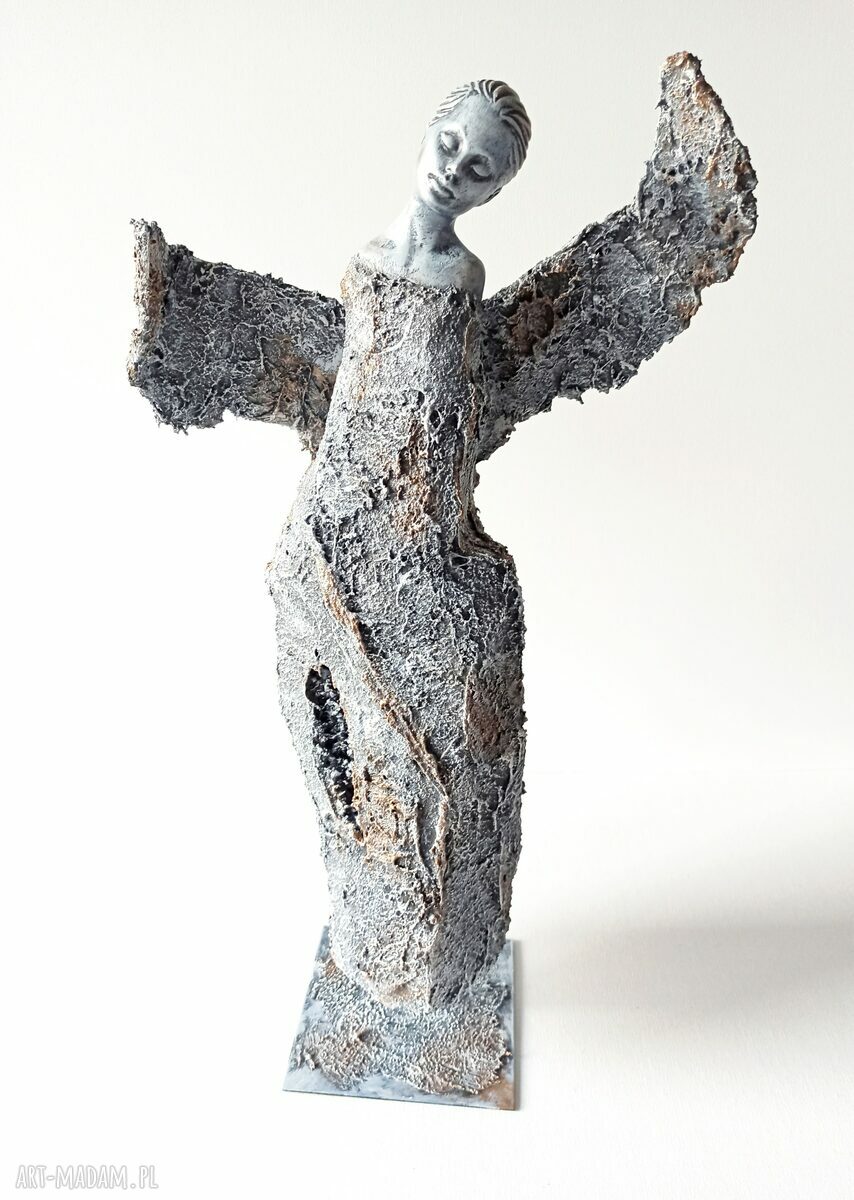Anioł Dostatku - figura anioła stróża powertex (47 cm)