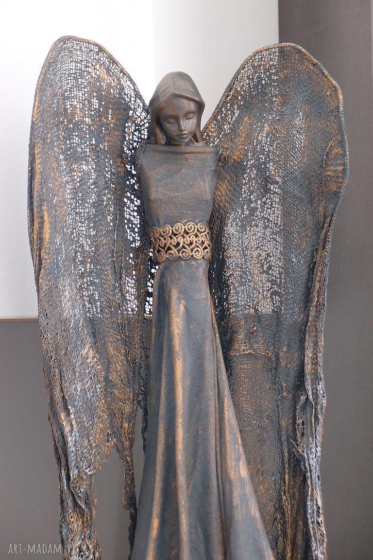 Anioł Dostatku - unikatowa figura anioła stróża