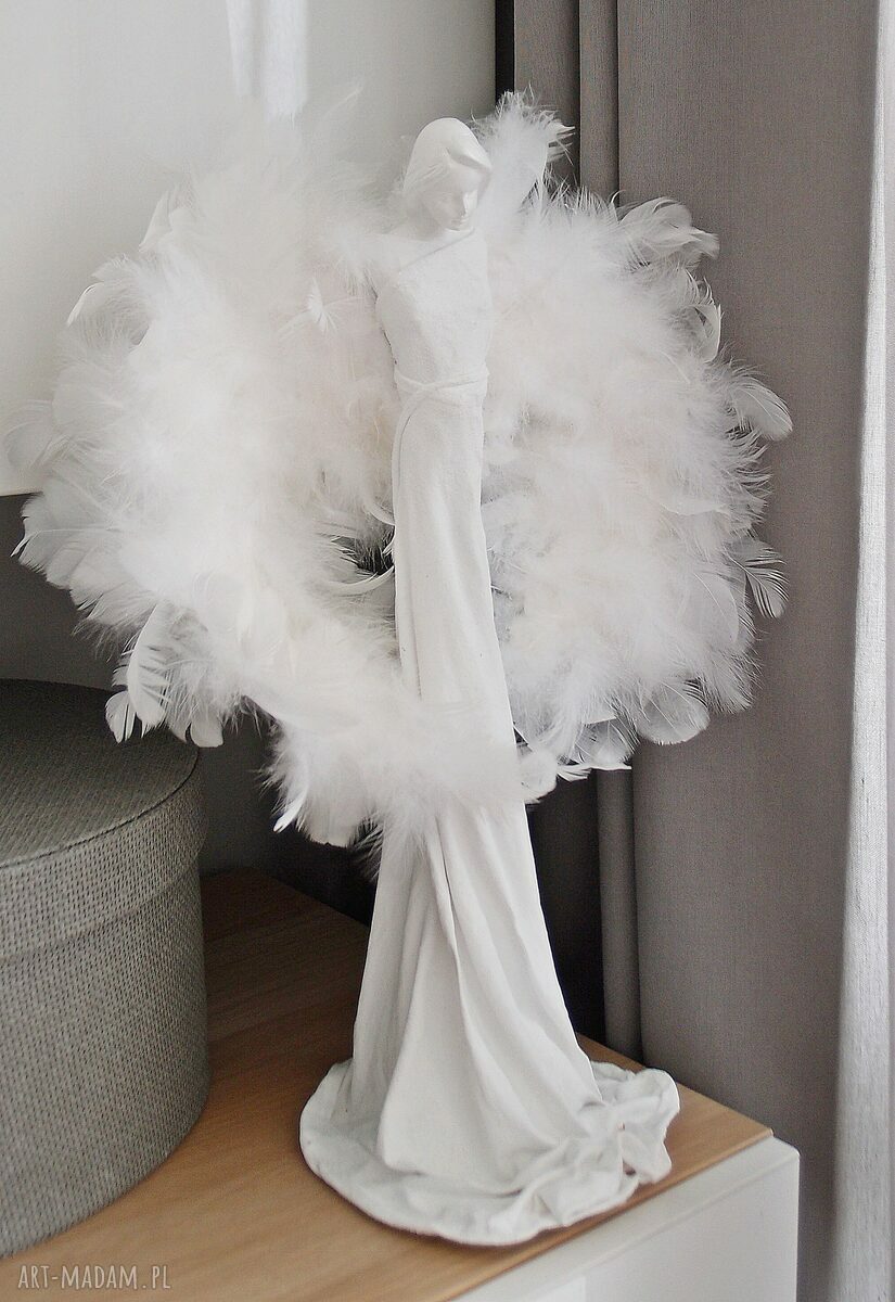 Anioł Miłości - ręcznie robiona dekoracja domu (ok. 40 cm)