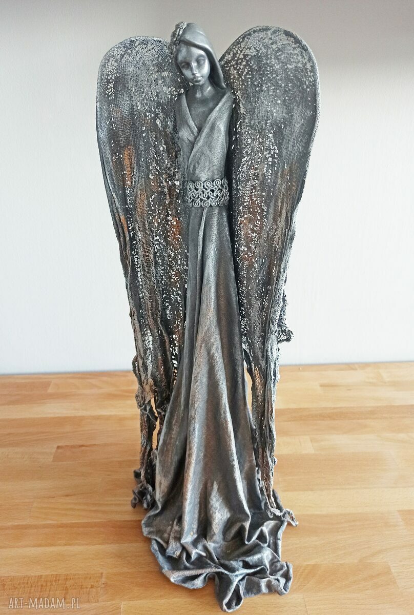 Anioł Miłości - ręcznie robiony anioł stróż (ok. 47 cm)