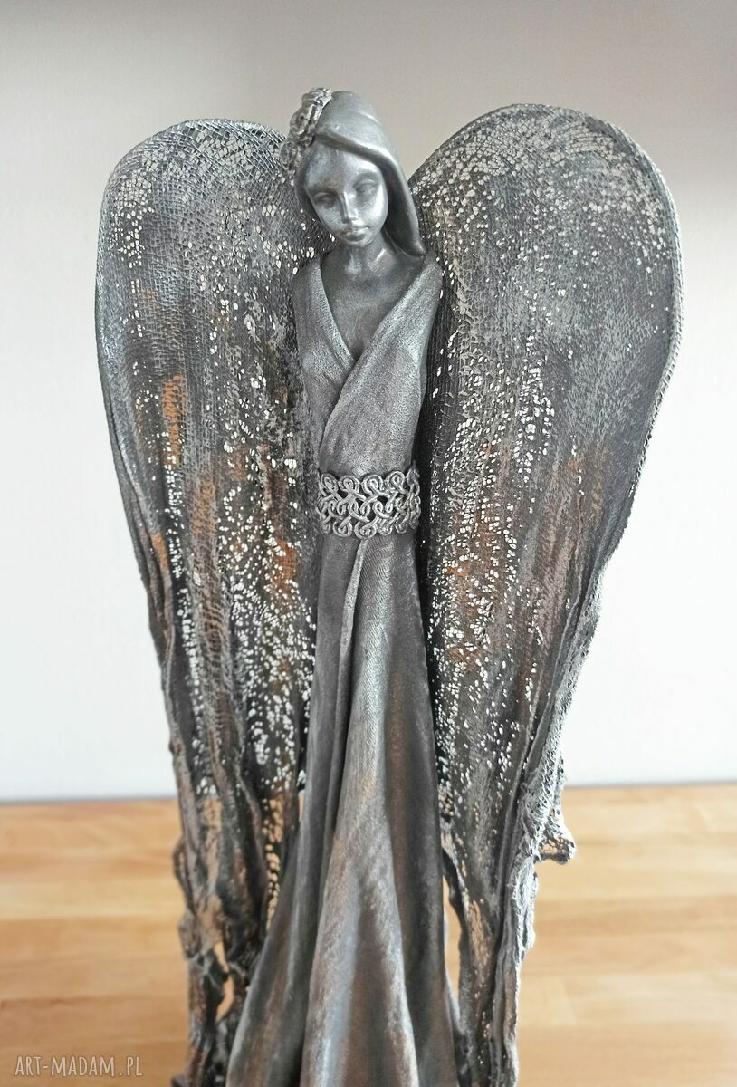 Anioł Miłości - ręcznie robiony anioł stróż (ok. 47 cm)