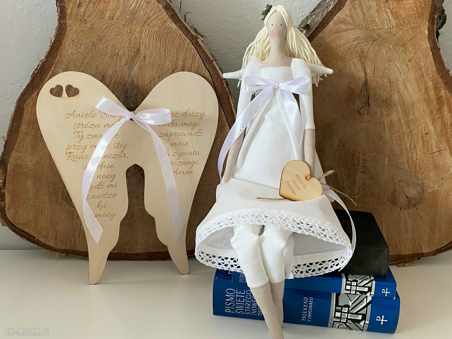 Anioł pamiątka pierwszej komunii Świętej chrztu Świętego chrzest