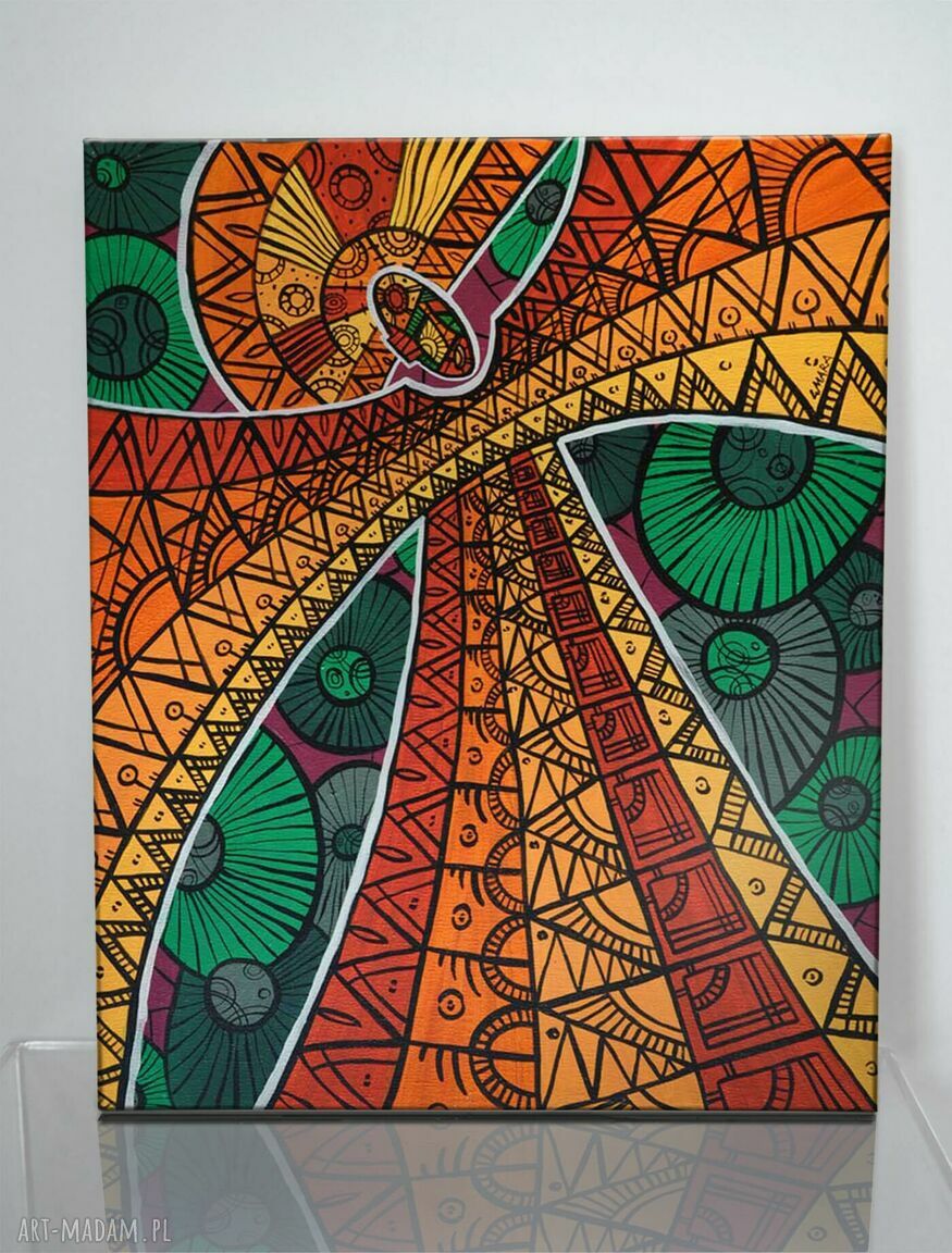 Anioł Paryża - obraz giclee na płótnie canvas naciągniętym na krosno