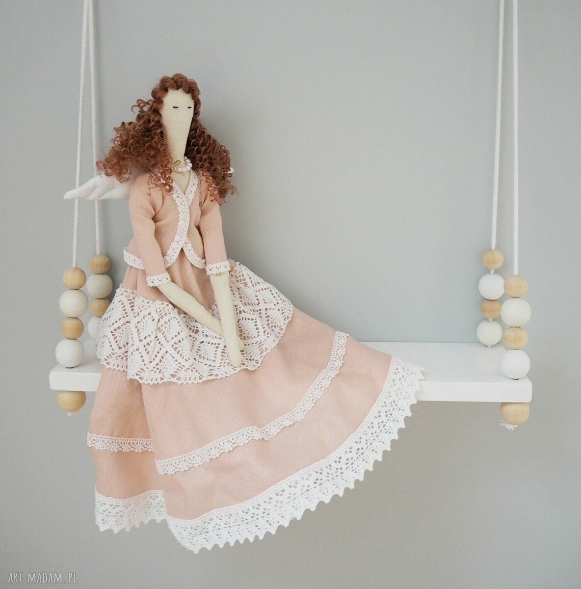 świąteczne prezenty: Anioł prezent na Pierwszą Komunię Świętą hand made