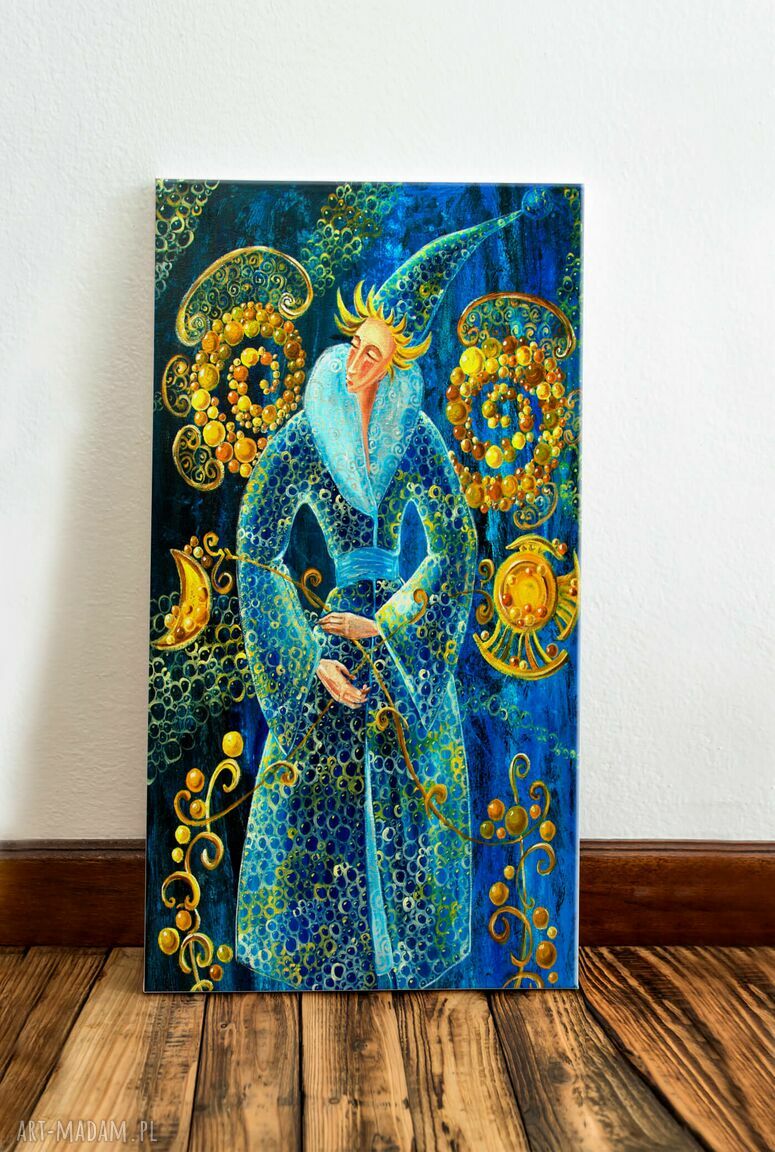 Anioł Zmiany Dnia i Nocy - obraz Giclee na płótnie Canvas