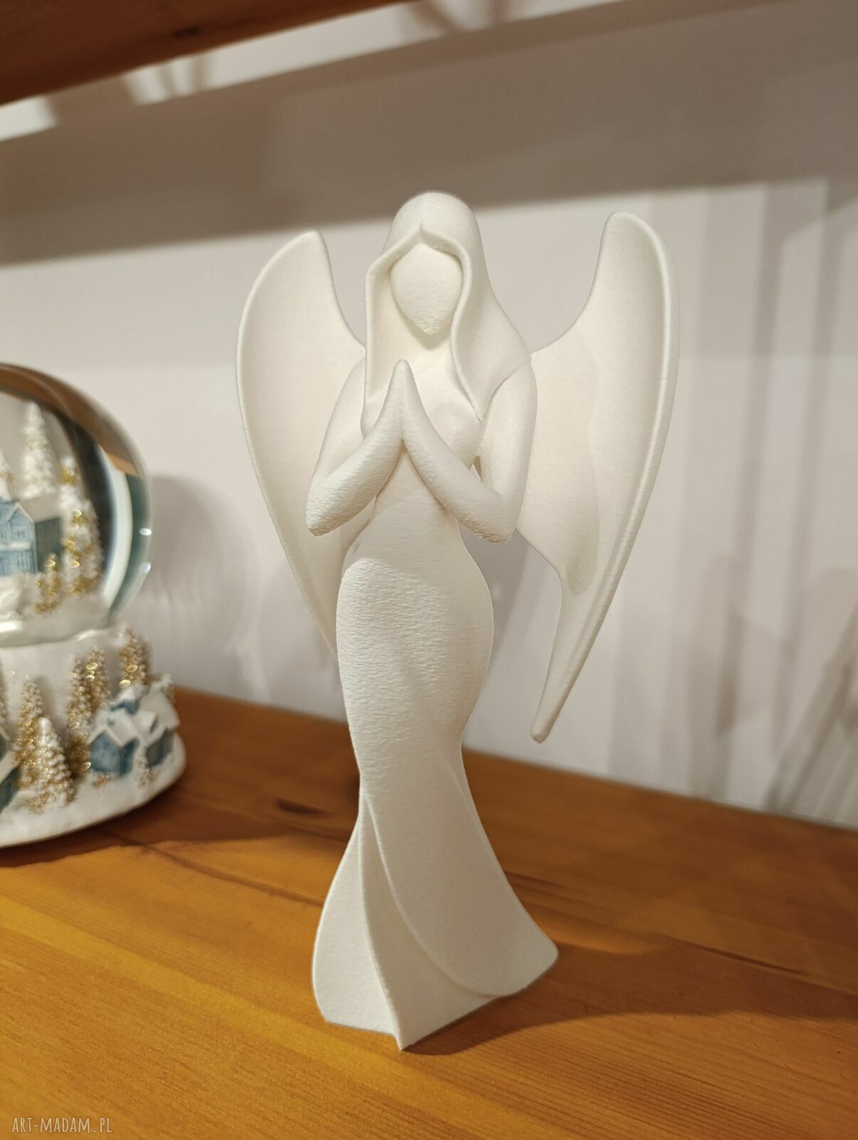 Aniołek dekoracyjny 20 cm - nowoczesna ozdoba z druku 3D