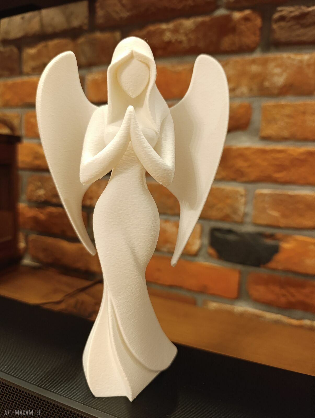 Aniołek dekoracyjny 20 cm - nowoczesna ozdoba z druku 3D
