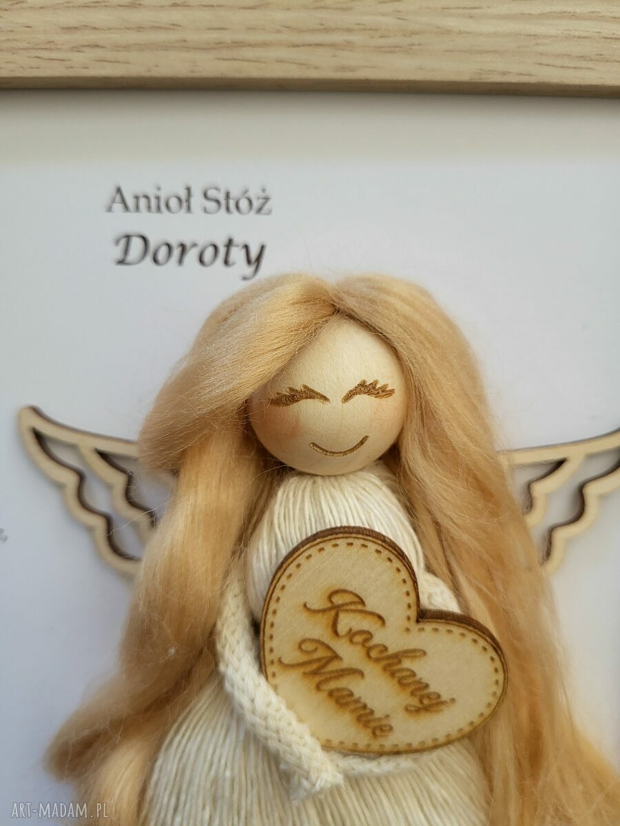 Aniołek Dzień Mamy - personalizacja dedykacji dla Mamy