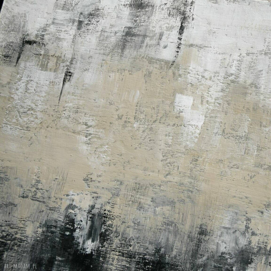Aputi 2 - nowoczesna abstrakcja do salonu 80x100 cm (akryl na płótnie)