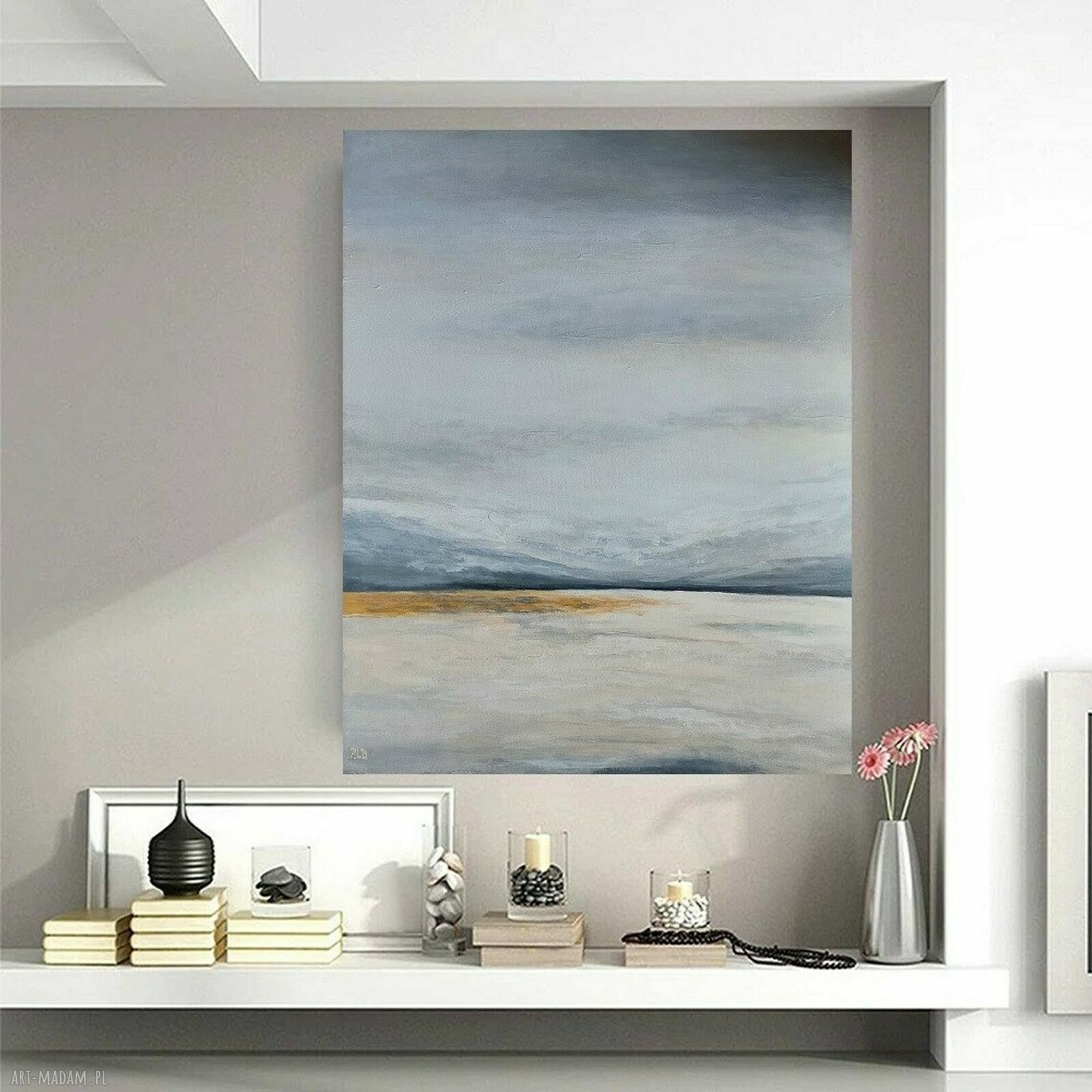 Arktyka - obraz akrylowy 100x80 cm na płótnie