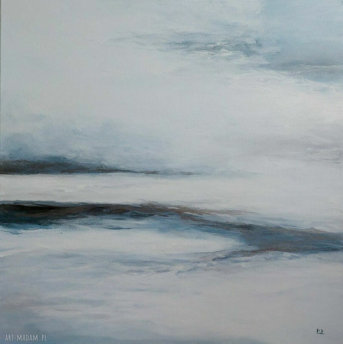 ARKTYKA - obraz akrylowy 60x60 cm (sygnowany, bez ramy)