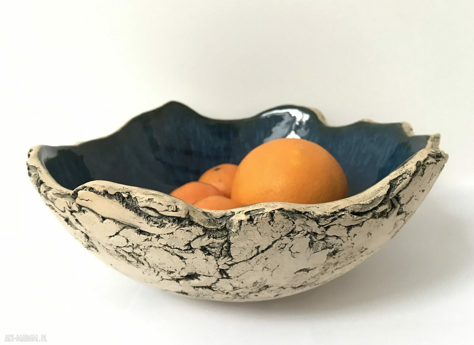 Artystyczna miska ceramiczna na owoce - zamówienie specjalne