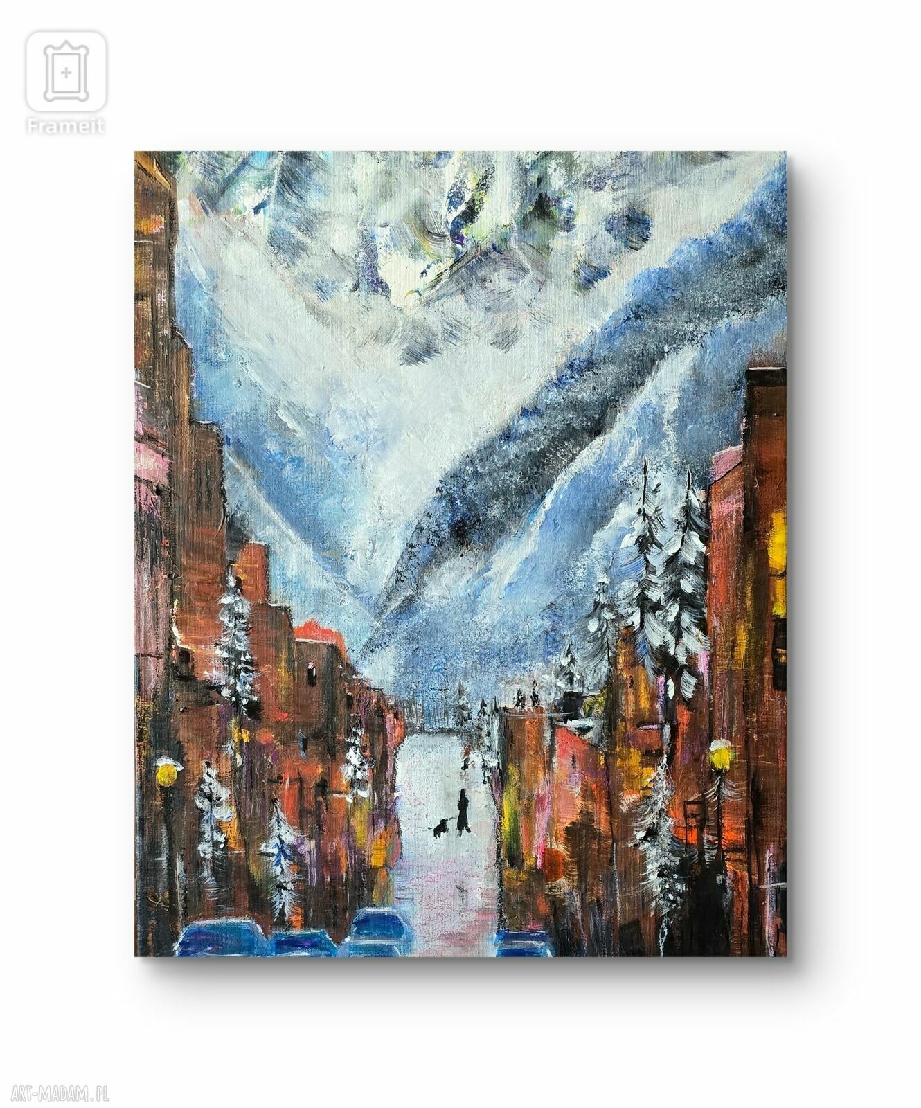 Aspen - obraz akrylowy na płótnie 40x50x1 cm Ewa Mościszko