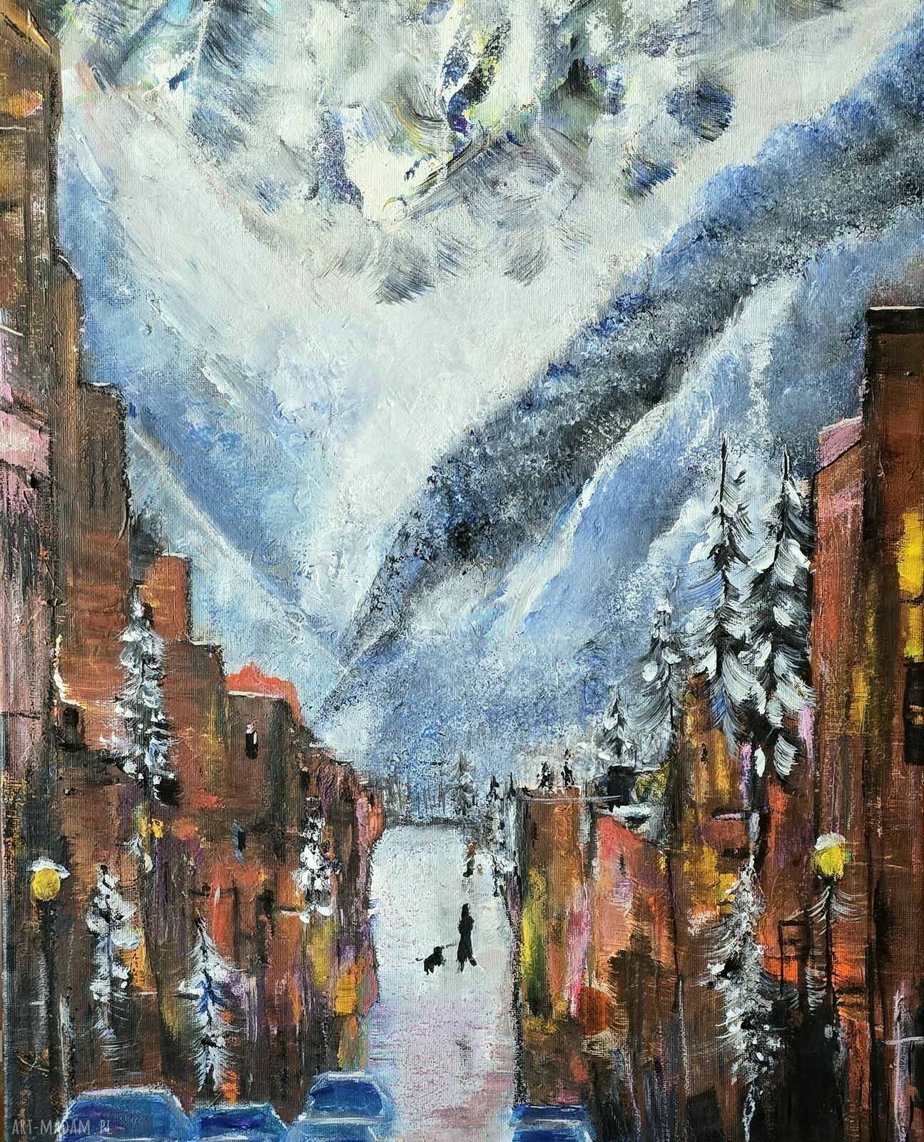 Aspen - obraz akrylowy na płótnie 40x50x1 cm Ewa Mościszko
