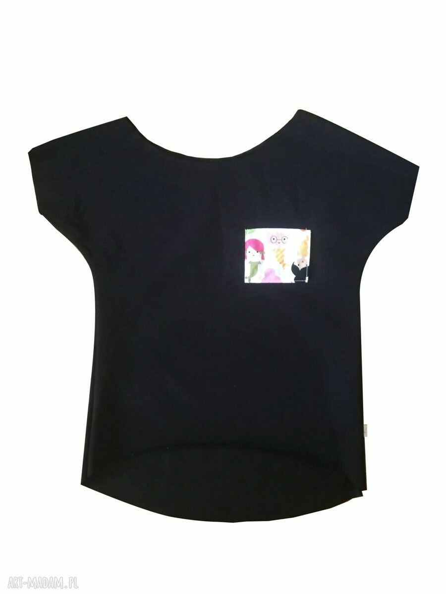 asymetryczna bluzka dresowa oversize