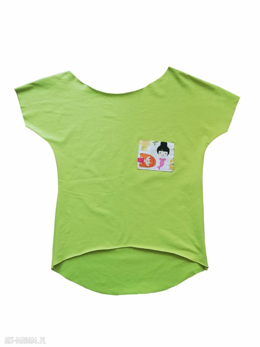 asymetryczna bluzka dresowa oversize
