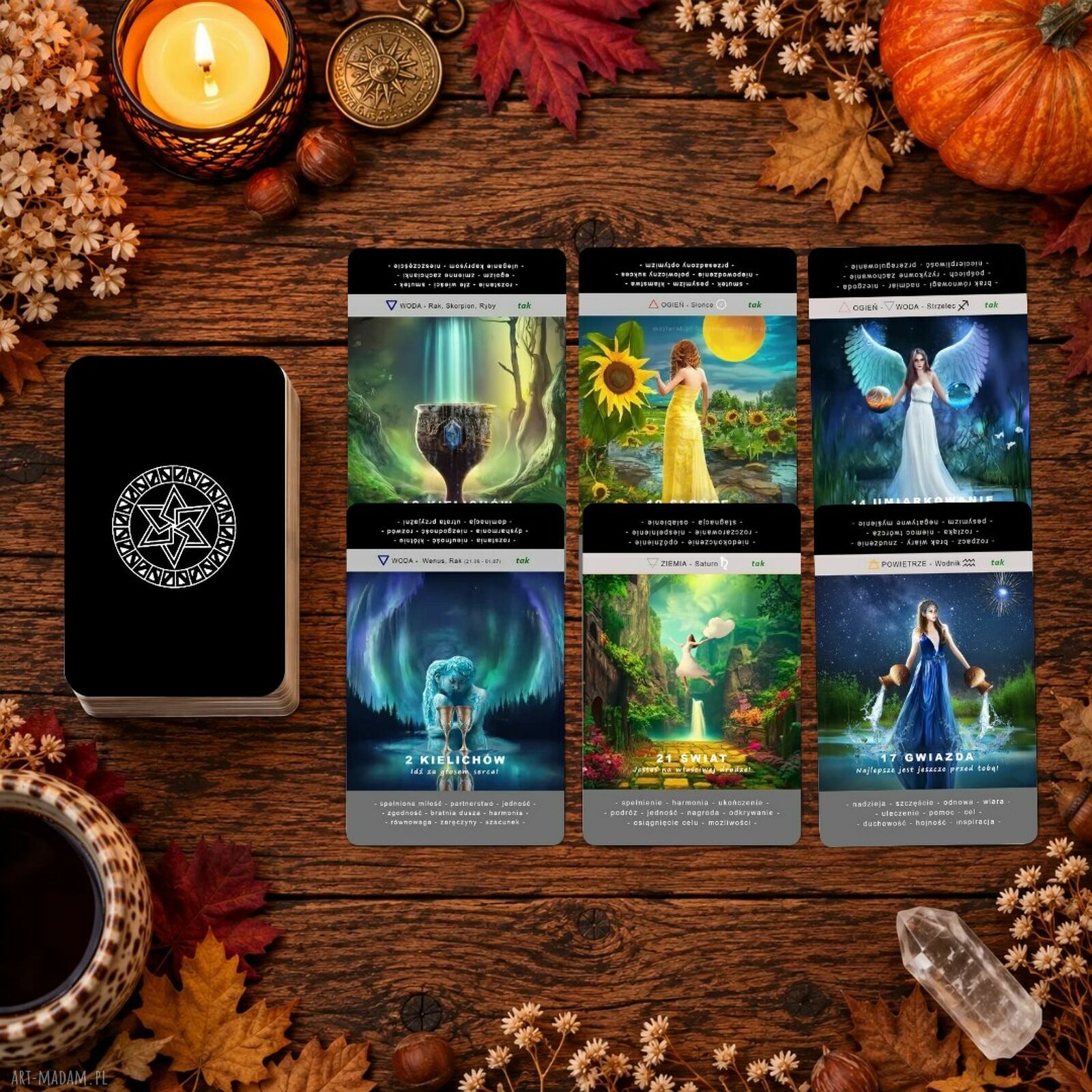 Mój TAROT Agnieszki Pikulskiej - autorska talia 79 kart