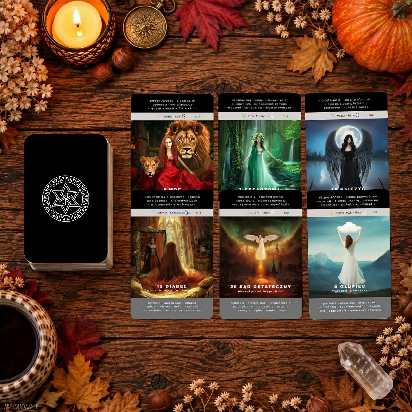Mój TAROT Agnieszki Pikulskiej - autorska talia 79 kart